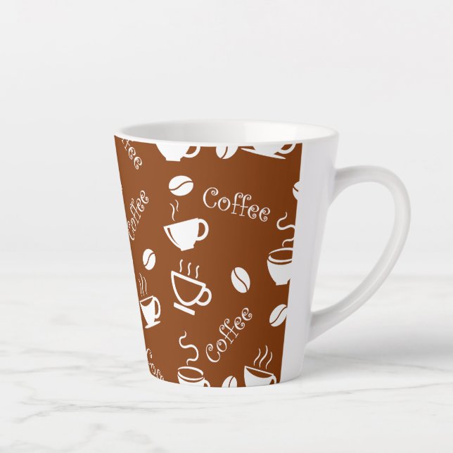 Cup with coffee pattern (Right)