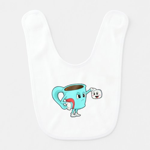 Cup with CoffeePNG Baby Bib