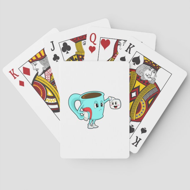 Cup with Coffee.PNG Poker Cards (Back)