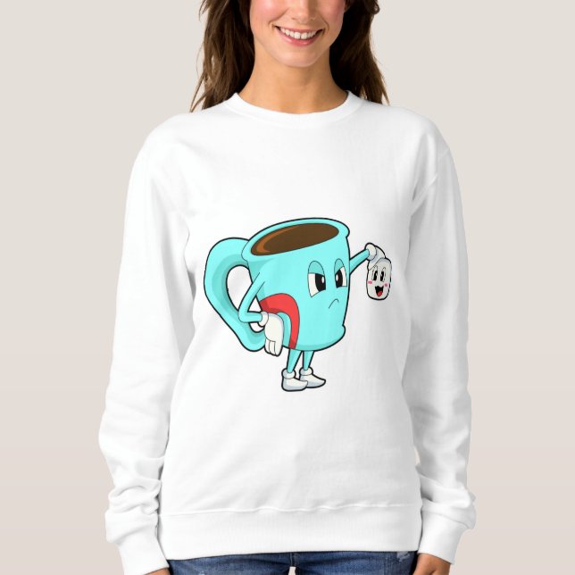 Cup with Coffee.PNG Sweatshirt (Front)