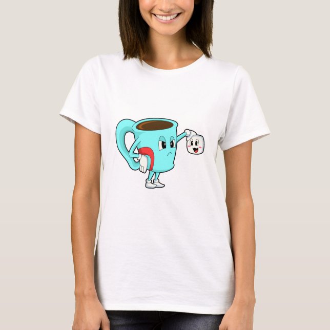 Cup with Coffee.PNG T-Shirt (Front)