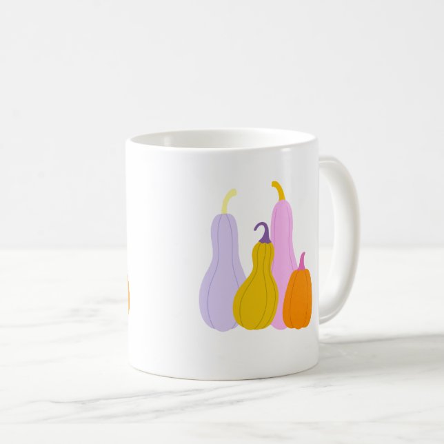 Cup with colorful pumpkins (Front Right)