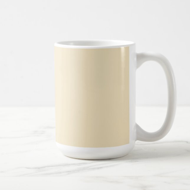Cup with Cream Ecru Background (Right)