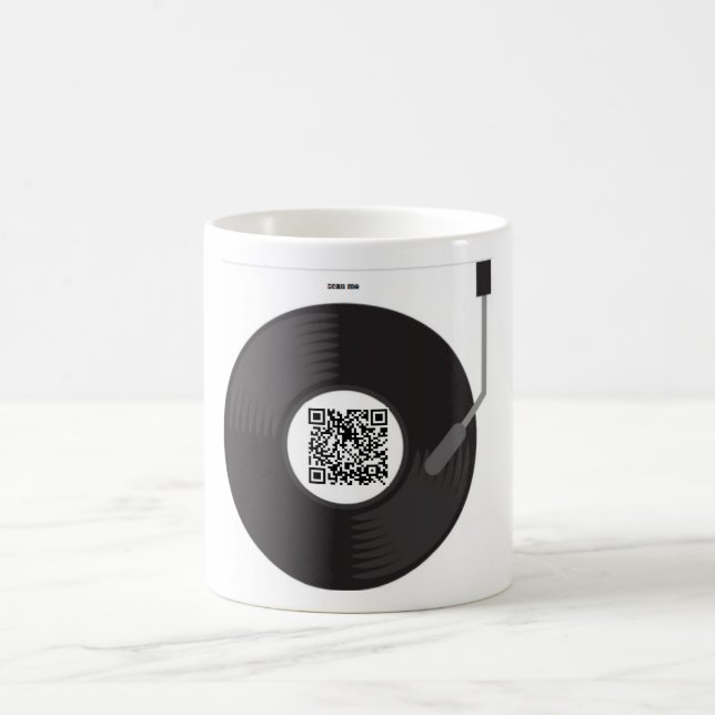 cup with personalized song by QR code (Center)