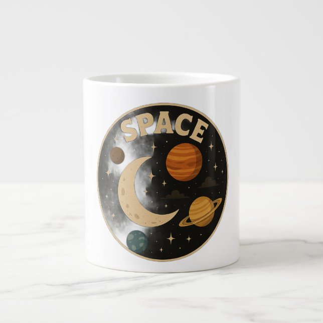 Cup with space design  (Front)