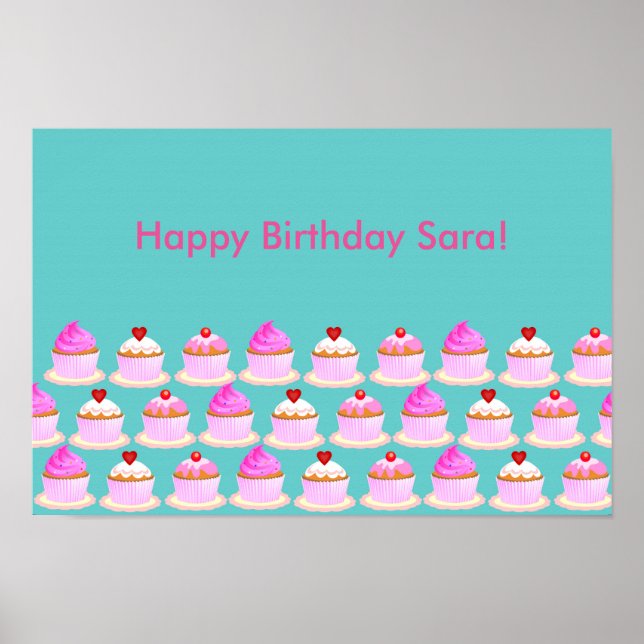 Cupackes are sweet poster (Front)