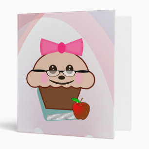Cupcake 3 Ring Binder