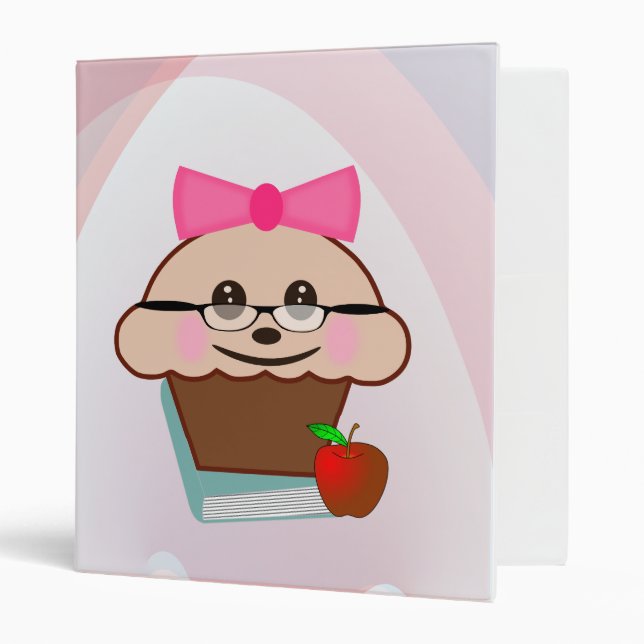 Cupcake 3 Ring Binder (Front/Inside)