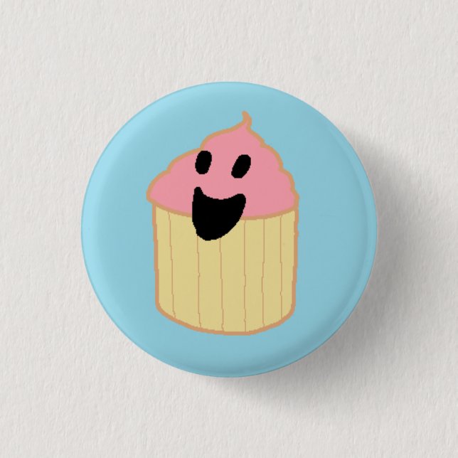 Cupcake 4 pinback button (Front)