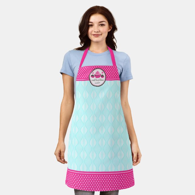 Cupcake and Cake Pops Apron (Worn)