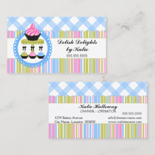 Cupcake and Cake Pops Bakery Business Card