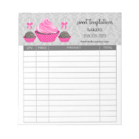 Cupcake and Cake Pops Baking Receipts