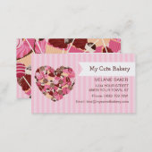 Cupcake and Cake Pops Business Card (Front/Back)