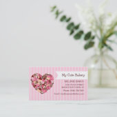 Cupcake and Cake Pops Business Card (Standing Front)