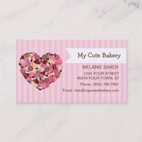 Cupcake and Cake Pops Business Card