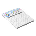 Cupcake And Cake Pops Receipts Notepad at Zazzle