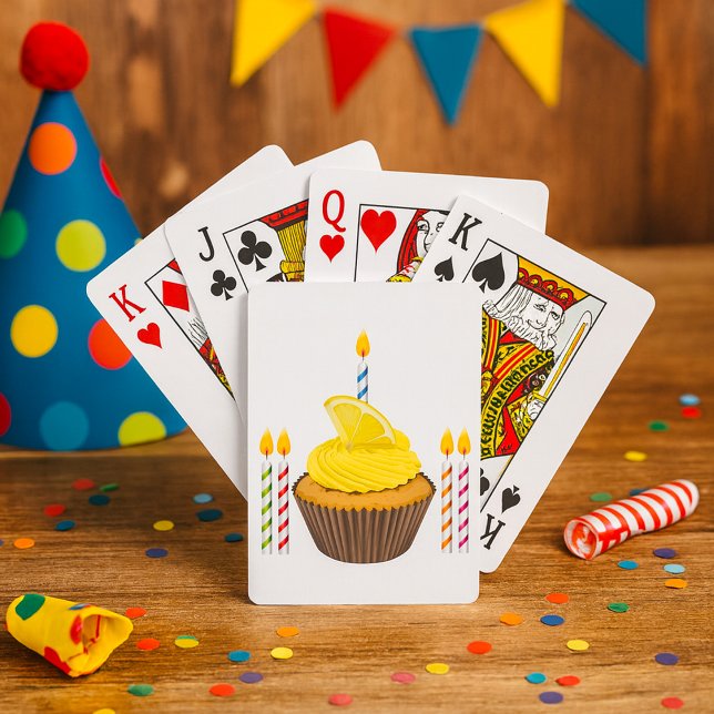 Cupcake And Candles Poker Cards (Creator Uploaded)