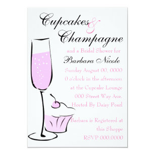 Cupcakes And Champagne Invitations 2