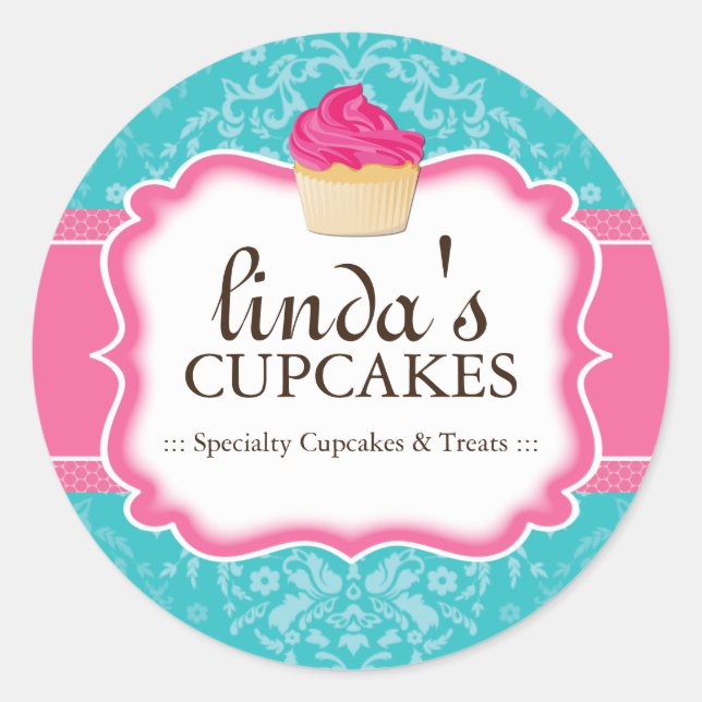 Cupcake and Dessert - Packaging Stickers (Front)