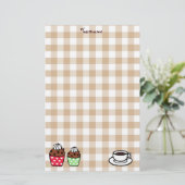 Cupcake and Gingham (Standing Front)