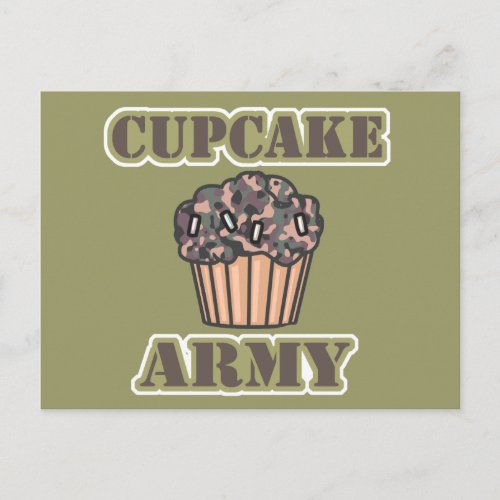 Cupcake Army Postcard