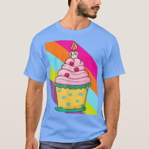Cupcake Bake Bakery Baker Cake Food Delicious Swee T-Shirt