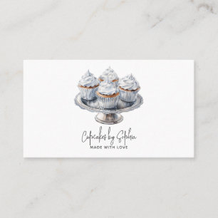 Cupcake Baker Bakery Chef Catering Business Card