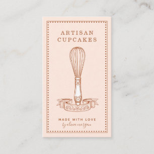 Cupcake Baker Bakery Pastry Chef Business Card