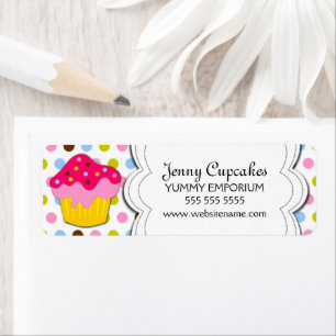 Cupcake Baker Label