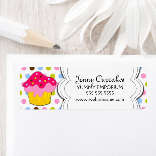 Cupcake Baker Label (Insitu)