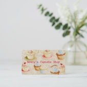Cupcake Baker's Business Card (Standing Front)
