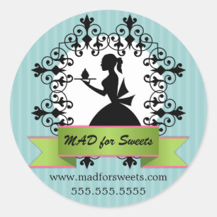 Cupcake Bakery Box Seals