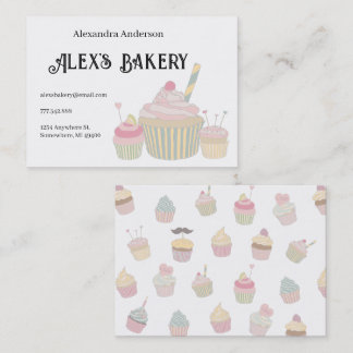 Cupcake Bakery Business  Business Card