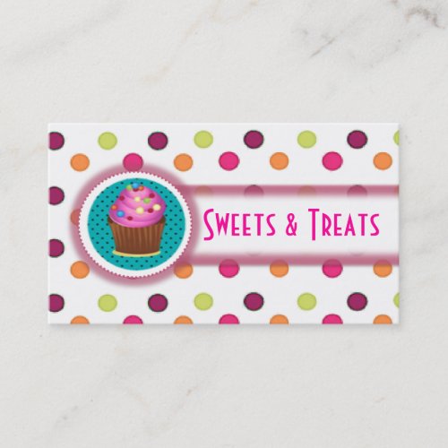 Cupcake Bakery Business Card