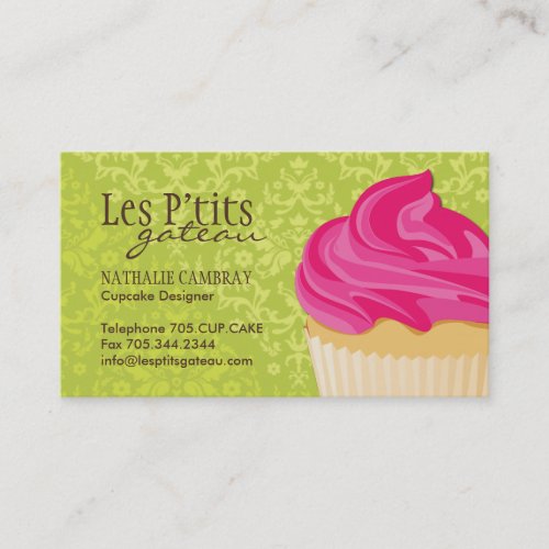 Cupcake Bakery Business Card