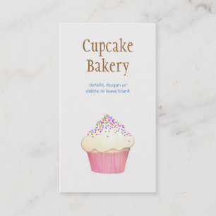 Cupcake Bakery Business Card