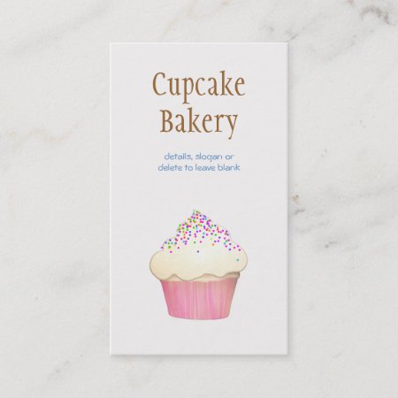 Cupcake Bakery  Business Card