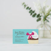 Cupcake Bakery Business Card (Standing Front)