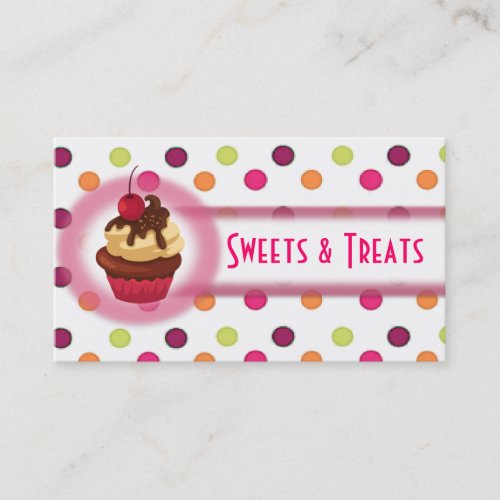 Cupcake Bakery Business Card