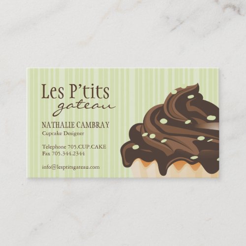 Cupcake Bakery Business Card