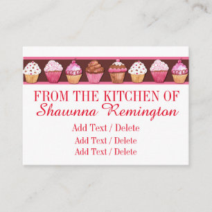 Cupcake / Bakery Business / Enclosure Card