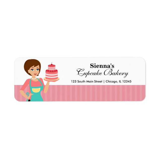 Cupcake Bakery Label (Front)