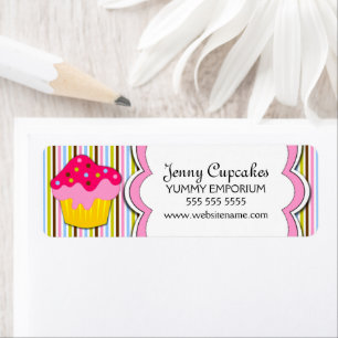 Cupcake Bakery Labels