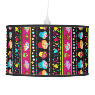 Cupcake / Bakery Light Up Your Life Hanging Lamp