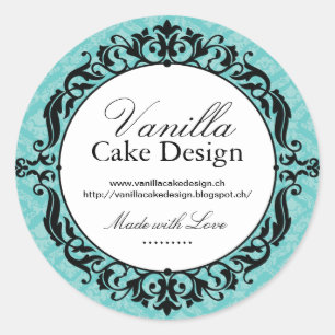 Cupcake Bakery Packaging Stickers