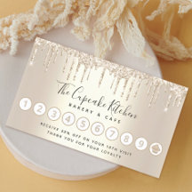 Cupcake Bakery Pastry Chef Gold Glitter Drips
