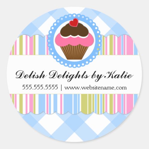 Cupcake Bakery Stickers
