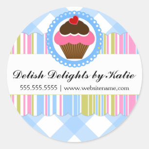 Cupcake Bakery Stickers