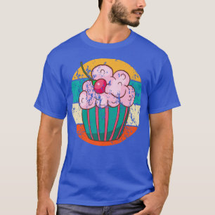 Cupcake Baking Baker Bakery Cake Vintage Retro 12 T-Shirt