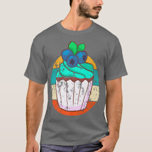 Cupcake Baking Baker Bakery Cake Vintage Retro 12 T-Shirt
